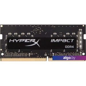 Оперативная память HyperX Impact 16GB DDR4 SODIMM PC4-19200 HX424S15IB2/16