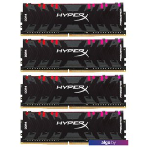 Оперативная память HyperX Predator RGB 4x16GB DDR4 PC4-24000 HX430C15PB3AK4/64