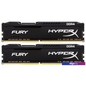 Оперативная память Kingston HyperX FURY 2x4GB DDR4 PC4-19200 (HX424C15FBK2/8)