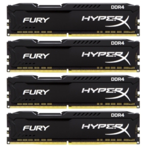 Оперативная память Kingston HyperX Fury 4x16GB DDR4 PC4-21300 [HX426C16FBK4/64]