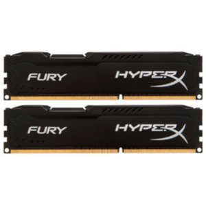 Оперативная память Kingston HyperX Fury Black 2x4GB KIT DDR3 PC3-12800 (HX316C10FBK2/8)