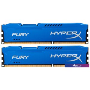 Оперативная память Kingston HyperX Fury Blue 2x4GB KIT DDR3 PC3-12800 (HX316C10FK2/8)