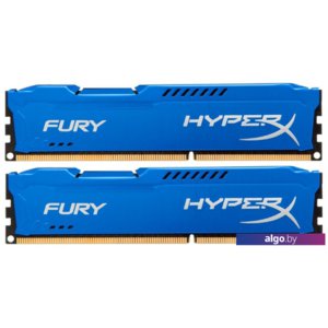 Оперативная память Kingston HyperX Fury Blue 2x4GB KIT DDR3 PC3-14900 (HX318C10FK2/8)