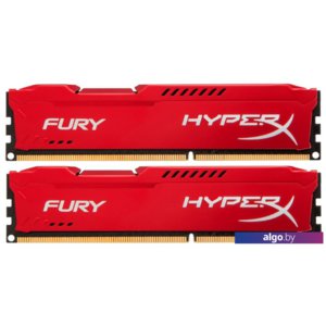 Оперативная память Kingston HyperX Fury Red 2x8GB KIT DDR3 PC3-12800 (HX316C10FRK2/16)