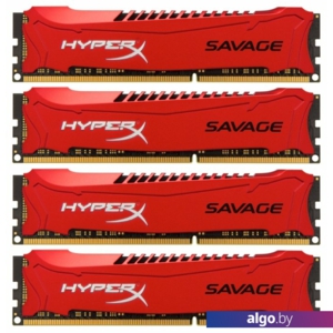 Оперативная память Kingston HyperX Savage 4x8GB KIT DDR3 PC3-14900 (HX318C9SRK4/32)