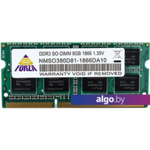 Оперативная память Neo Forza 4GB DDR3 SODIMM PC3-12800 NMSO340D81-1600DA10