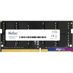 Оперативная память Netac Basic 16ГБ DDR5 4800 МГц NTBSD5N48SP-16