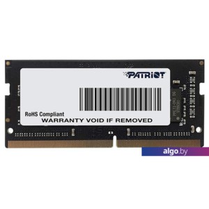 Оперативная память Patriot 8GB DDR4 SODIMM PC4-21300 PSD48G266682S