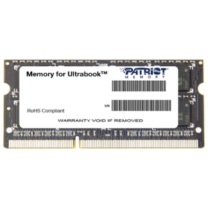 Оперативная память Patriot Memory for Ultrabook 8GB DDR3 SO-DIMM PC3-12800 (PSD38G1600L2S)