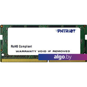 Оперативная память Patriot Signature Line 8GB DDR4 SODIMM PC4-21300 PSD48G266681S