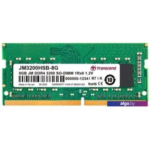 Оперативная память Transcend JetRam 16GB DDR4 SODIMM PC4-25600 JM3200HSB-16G