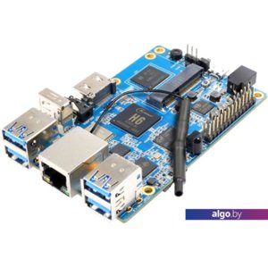 Одноплатный компьютер Orange pi 3 H6 2GB+8GB eMMC RD048