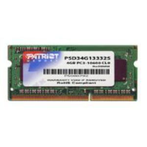 Память SO-DIMM 4096Mb DDR3 Patriot PC3-10600 1333MHz