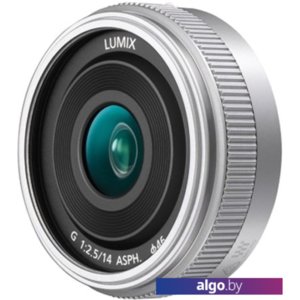 Объектив Panasonic LUMIX G 14mm F2.5 II ASPH. (серебристый)