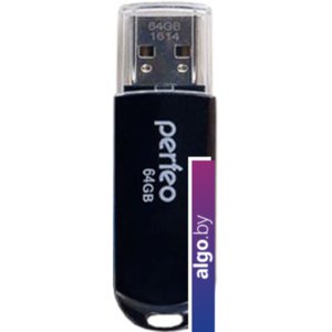 USB Flash Perfeo C03 64GB (черный)