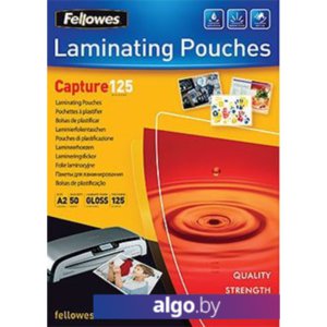 Пленка для ламинирования Fellowes Glossy Polyester Pouches А2, 125 мкм, 50 л