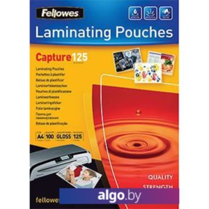 Пленка для ламинирования Fellowes Glossy Polyester Pouches А4, 125 мкм, 100 л