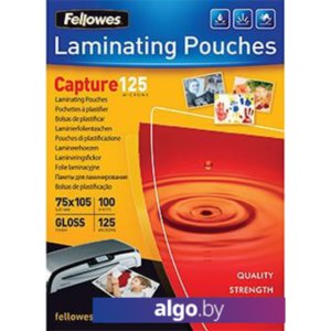 Пленка для ламинирования Fellowes Glossy Polyester Pouches А7, 125 мкм, 100 л