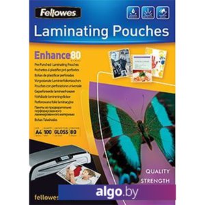 Пленка для ламинирования Fellowes Pre-Punched Laminating Pouch А4, 80 мкм, 100 л