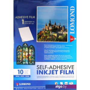 Пленка для печати Lomond PET Self-Adhesive White Ink Jet Film 100мкм 10л (1708461)