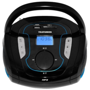 Портативная аудиосистема TELEFUNKEN TF-SRP3471B чёрный с синим