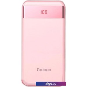 Портативное зарядное устройство Yoobao M20 PRO (розовый)