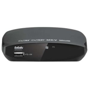Приемник цифрового ТВ BBK SMP002HDT2 (черный)