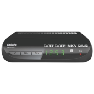 Приемник цифрового ТВ BBK SMP022HDT2 (черный)
