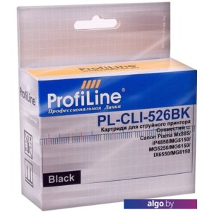 Картридж ProfiLine PL-CLI-526BK-Bk (аналог HP CLI-526BK)