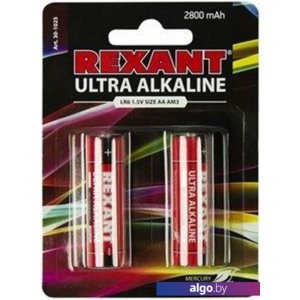 Батарейки Rexant AA/LR6 2шт 30-1025