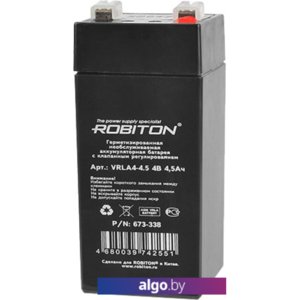 Аккумулятор для ИБП Robiton VRLA4-4.5 (4В/4.5 А·ч)