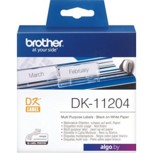 Самоклеящаяся термобумага Brother DK-11204