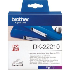 Самоклеящаяся термобумага Brother DK-22210 (29 мм, 30.48 м)