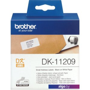 Самоклеящаяся термобумага Brother DK11209 (29x62 мм, 800 шт)