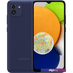 Смартфон Samsung Galaxy A03 SM-A035F/DS 32GB (синий)