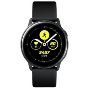 Умные часы Samsung Galaxy Watch Active (черный сатин)