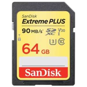 SanDisk Extreme PLUS V30 SDXC 64GB [SDSDXWF-064G-GNCIN]