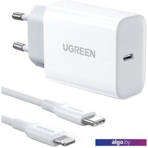 Сетевое зарядное Ugreen CD137 50698 (белый)