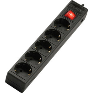 Сетевой фильтр SVEN Surge Protector Optima Base 1,8 m Black