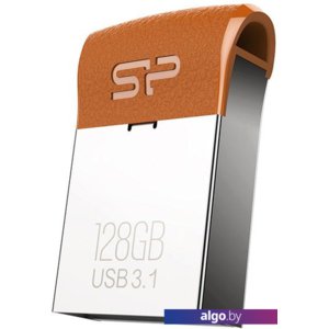 USB Flash Silicon-Power Jewel J35 128GB (серебристый)