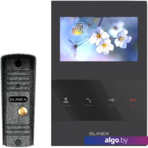 Комплект видеодомофона Slinex ML-16HR+SQ-04 (черный)