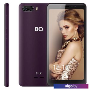 Смартфон BQ-Mobile BQ-5520L Silk (коричневый)