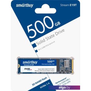 SSD Smart Buy Stream E19T 500GB SBSSD-500GT-PH19T-M2P4