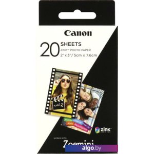 Сублимационная бумага Canon Zink 5x7.6 20 л 3214C002