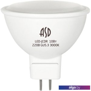 Светодиодная лампа ASD LED-JCDR-STD GU5.3 10 Вт 3000 К 4690612015811