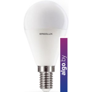 Светодиодная лампа Ergolux LED G45 E14 11 Вт 6500 К 13629