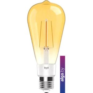 Светодиодная лампа Yeelight Smart LED Filament Bulb ST64 YLDP23YL E27 6 Вт 2700K