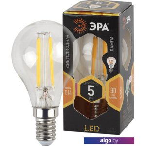 Светодиодная лампочка ЭРА F-LED P45-5W-827-E14 Б0043437