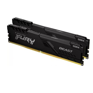 Оперативная память Kingston FURY Beast 2x8GB DDR4 PC4-29800 KF437C19BBK2/16