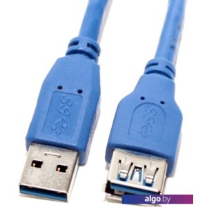 Удлинитель 5bites USB Type-A - USB Type-A UC3011-005F (0.5 м, синий)